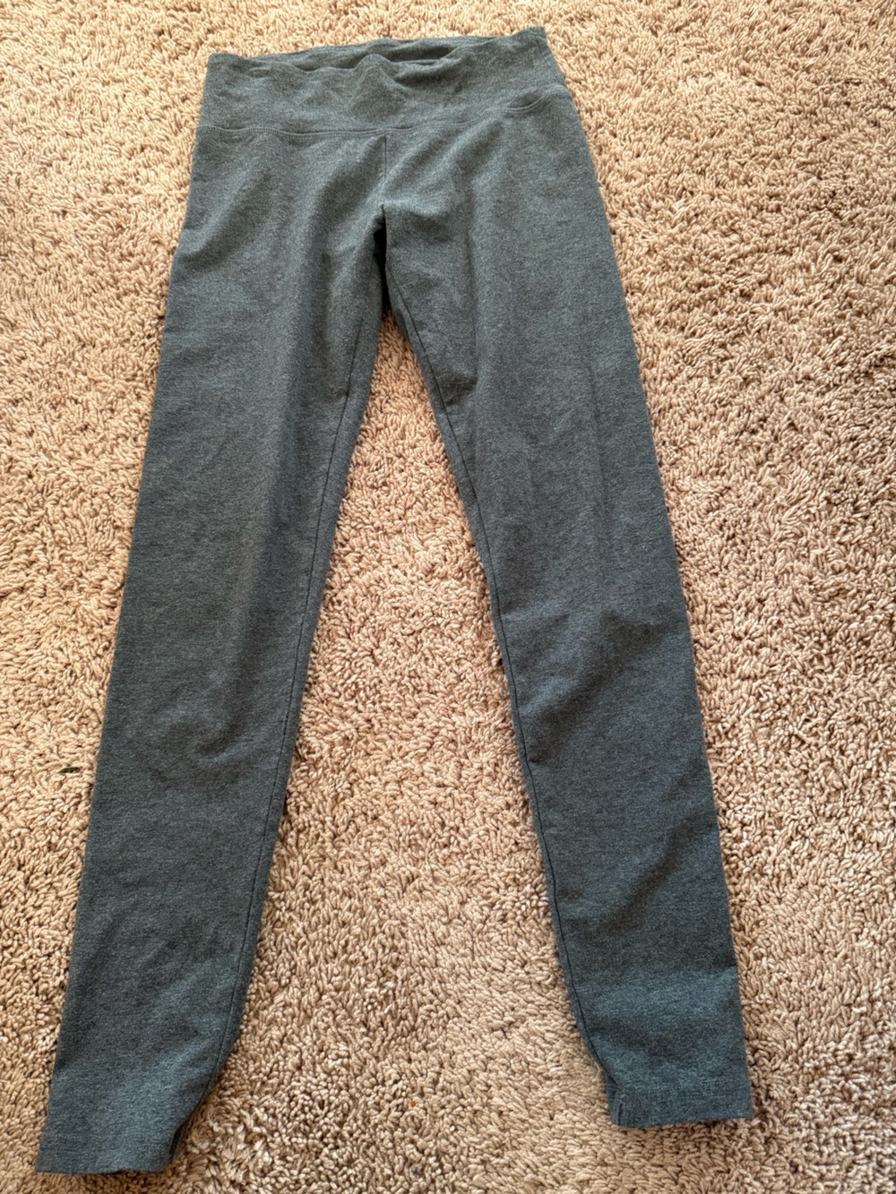 High-Rise Gray Seamless Leggings